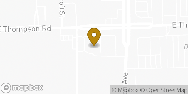 Map showing the location of AutoZone in Indianapolis, IN 46237