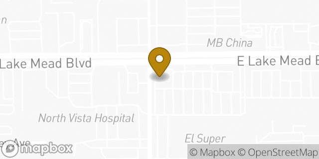 Map showing the location of Starbucks in North Las Vegas, NV 89030