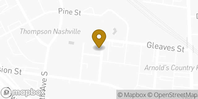 Map showing the location of Patagonia in Nashville, TN 37203