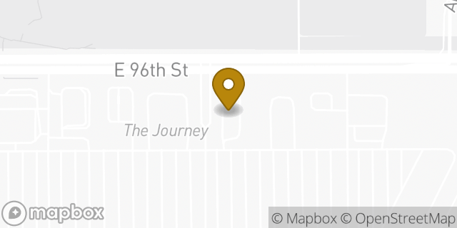 Map showing the location of Starbucks in Indianapolis, IN 46250