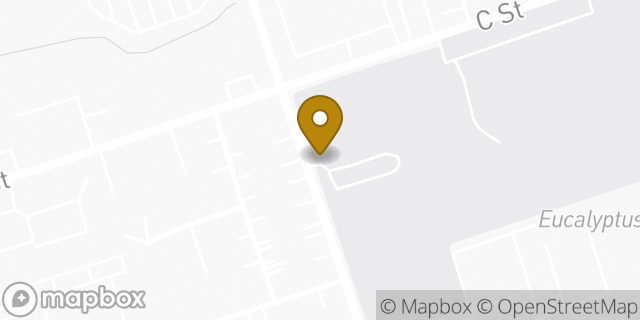 Map showing the location of American Legion Post 434 in Chula Vista, CA 91910