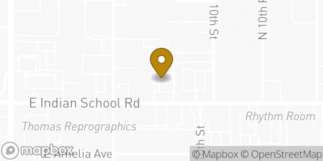 Map showing the location of McDonald's in Phoenix, AZ 85014
