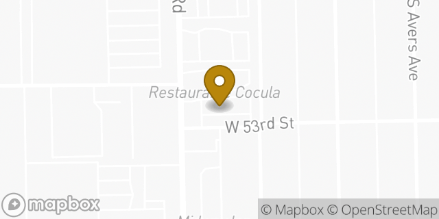Map showing the location of McDonald's in Chicago, IL 60632