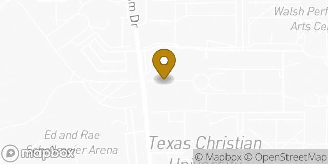 Map showing the location of Starbucks in Ft Worth, TX 76129