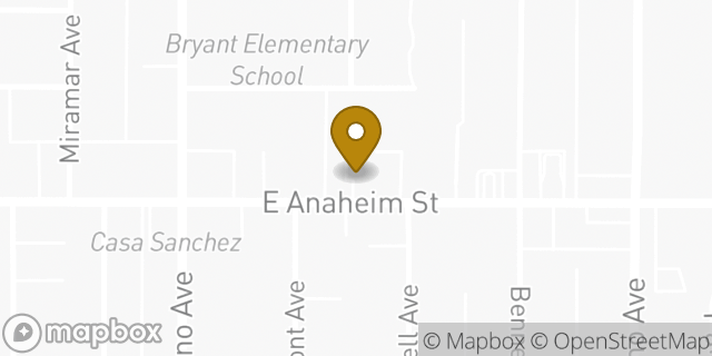 Map showing the location of Enterprise in Long Beach, CA 90804