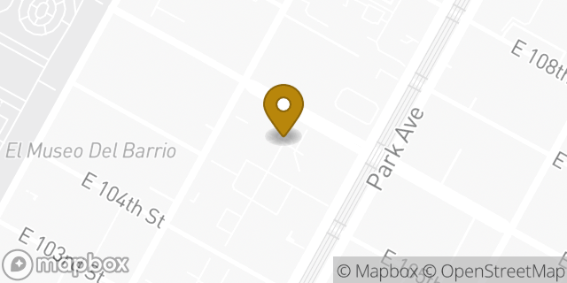 Map showing the location of Amazon Locker - Paloma in New York, NY 10029