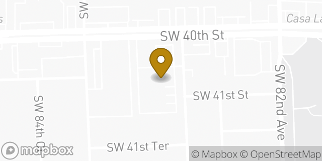 Map showing the location of Amazon Locker - Ribs in Miami, FL 33155