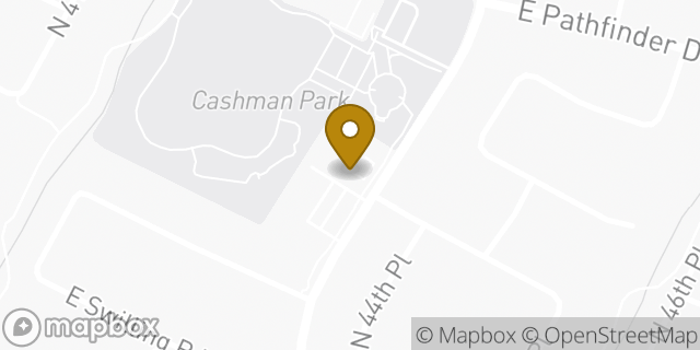 Map showing the location of Desert Ridge KinderCare in Phoenix, AZ 85050