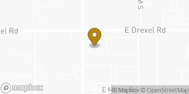 Map showing the location of Amazon Locker - Bhav in Tucson, AZ 85706