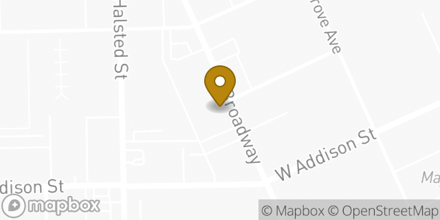 Map showing the location of Planet Fitness in Chicago, IL 60613