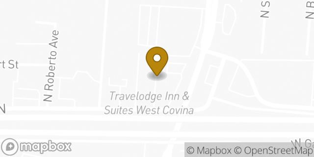 Map showing the location of Travelodge Inn & Suites by Wyndham West Covina in West Covina, CA 91790
