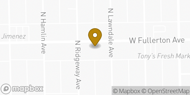 Map showing the location of EZPAWN in Chicago, IL 60647