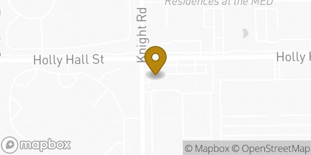 Map showing the location of Amazon Locker - Strife in Houston, TX 77054
