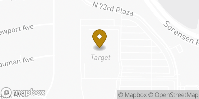 Map showing the location of Target Mobile in Omaha, NE 68122