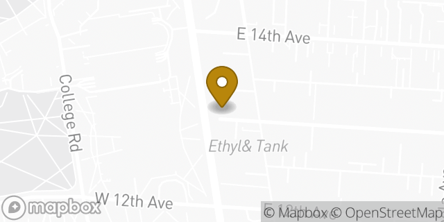 Map showing the location of Subway in Columbus, OH 43201