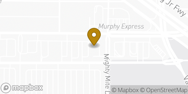 Map showing the location of AutoZone in Fort Worth, TX 76105