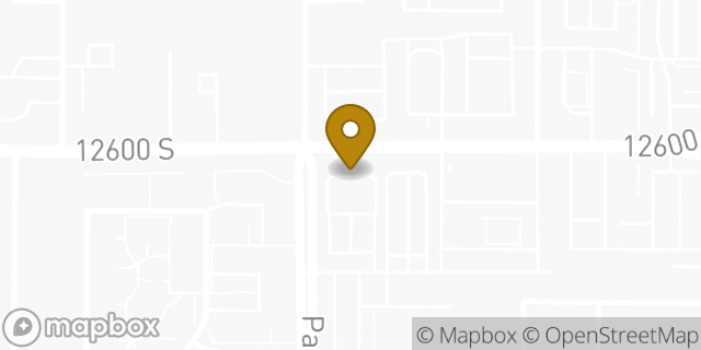 Map showing the location of Starbucks in Riverton, UT 84065