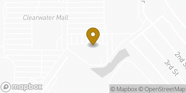 Map showing the location of Amazon Locker - Brilliance in Clearwater, FL 33759