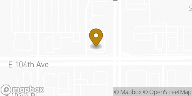 Map showing the location of McDonald's in Commerce City, CO 80022