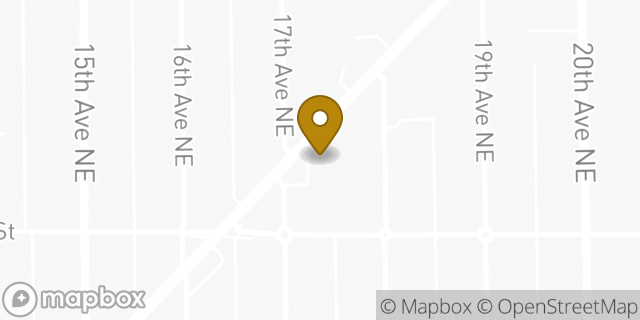 Map showing the location of Amazon Locker - River in Seattle, WA 98115