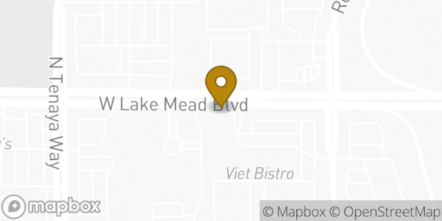 Map showing the location of Panera Bread in Las Vegas, NV 89128