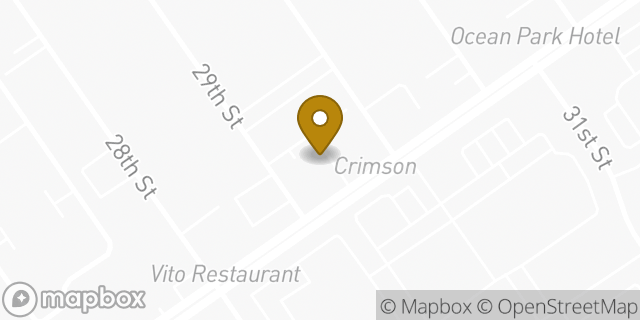 Map showing the location of Subway in Santa Monica, CA 90405