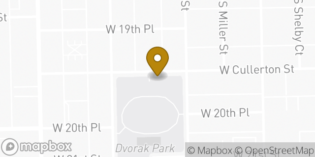 Map showing the location of Amazon Locker - Emoticon in Chicago, IL 60608