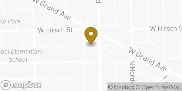 Map showing the location of Amazon Locker - Glucose in Chicago, IL 60651