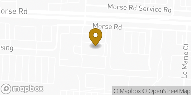 Map showing the location of Amazon Locker - Pruner in Columbus, OH 43229