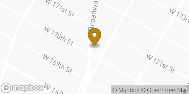 Map showing the location of McDonald's in New York, NY 10032