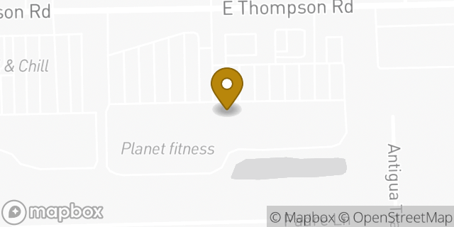Map showing the location of The UPS Store in Indianapolis, IN 46237