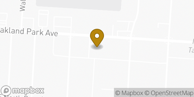 Map showing the location of Amazon Locker - Lobby in Columbus, OH 43224
