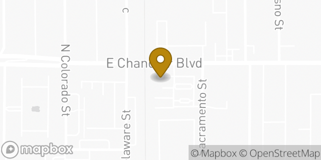 Map showing the location of Enterprise Rent-A-Car in Chandler, AZ 85225