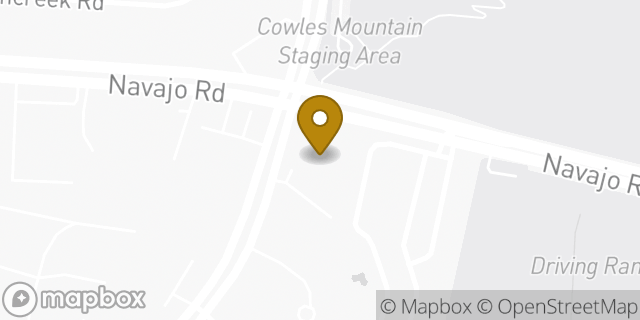 Map showing the location of San Carlos KinderCare in San Diego, CA 92119