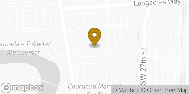 Map showing the location of Amazon Locker - Cheer in Seattle, WA 98188