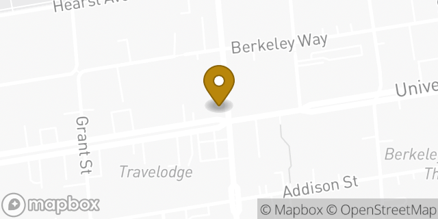 Map showing the location of Trader Joe's in Berkeley, CA 94703