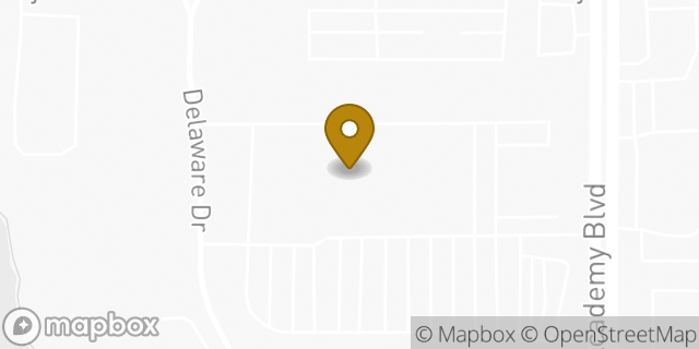 Map showing the location of The Home Depot in Colorado Springs, CO 80909