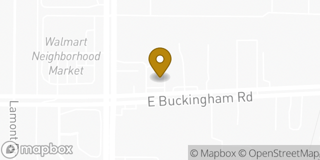 Map showing the location of McDonald's in Garland, TX 75040