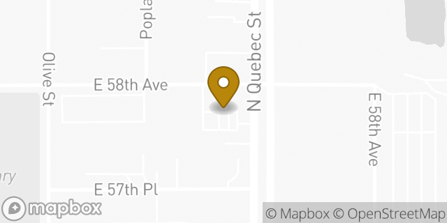 Map showing the location of ATM 7ELEVEN-FCTI in Commerce City, CO