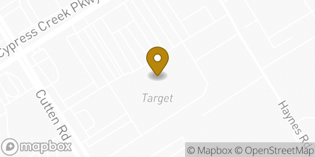 Map showing the location of Starbucks Coffee Company in Houston, TX 77066