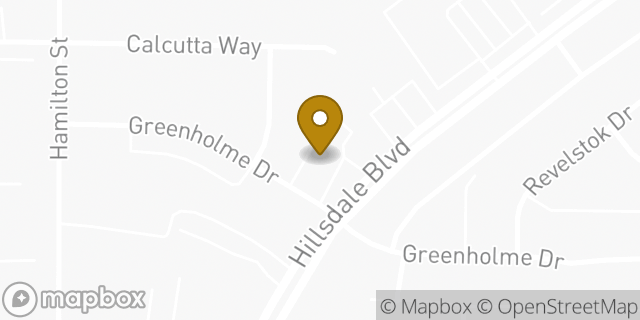 Map showing the location of Amazon Locker - Edsall in Sacramento, CA 95842