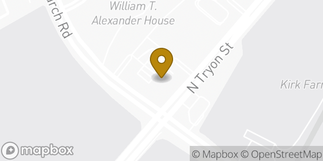 Map showing the location of 7-Eleven in Charlotte, NC 28262