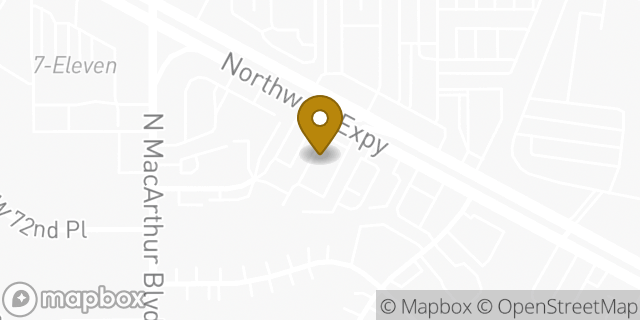 Map showing the location of McDonald's in Warr Acres, OK 73132