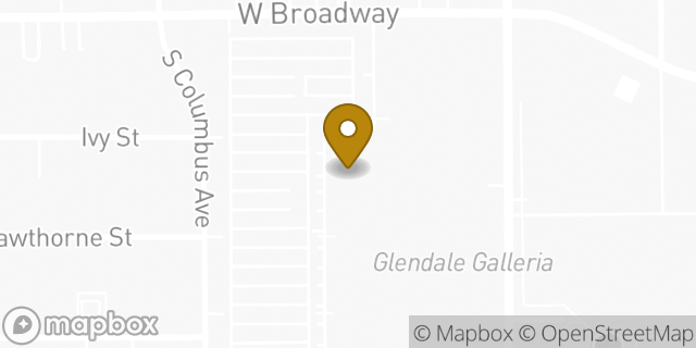 Map showing the location of McDonald's in Glendale, CA 91210