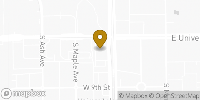 Map showing the location of CVS Pharmacy in Tempe, AZ 85281