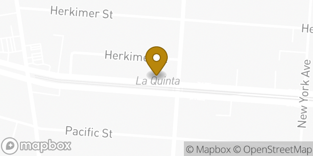 Map showing the location of La Quinta Inn & Suites by Wyndham Brooklyn Central in Brooklyn, NY 11216