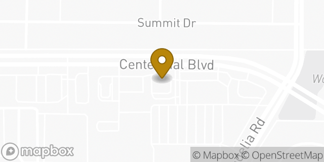 Map showing the location of Bank Of America in Richardson, TX 75081