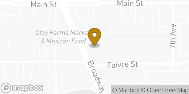 Map showing the location of Church of Jesus Christ of Latter Day Saints in Chula Vista, CA 91911