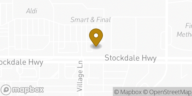 Map showing the location of Chipotle Mexican Grill in Bakersfield, CA 93309