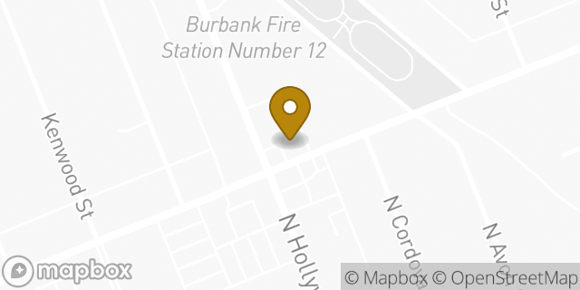 Map showing the location of 7-Eleven in Burbank, CA 91505